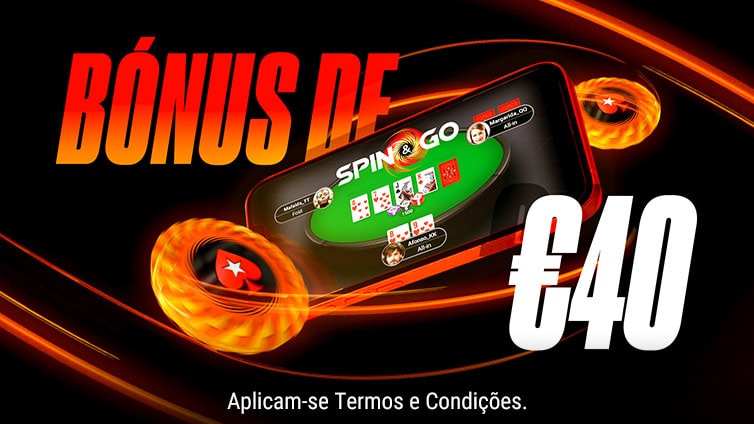 Pokerstars Poker Spin&Go | 40€ Grátis no Primeiro Depósito