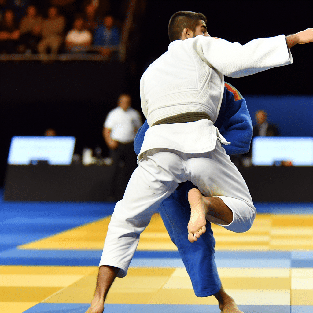 Judoca português Jorge Fonseca comete erro em combate contra Kotsoev